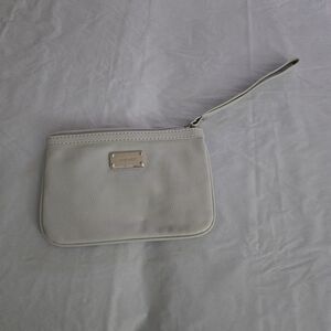 Nine West Cream Wristlet Clutch